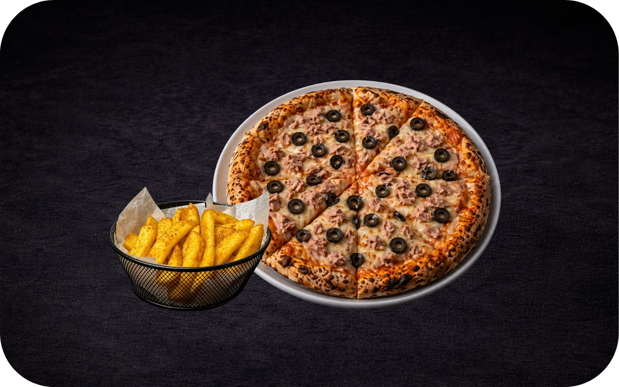 Ton Balıklı Pizza Menü