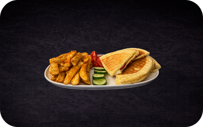 Kaşarlı-Sucuklu Bazlama Tost Menü