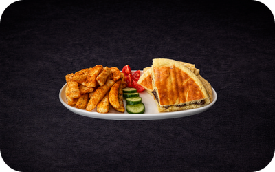 Kavurmalı Bazlama Tost Menü